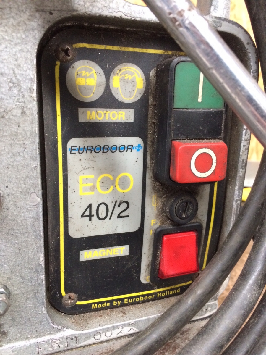 Euroboor ECO 40/2 magneetboormachinekernboormachine